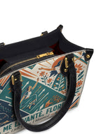 "Caí, me levanté, florecí" ver.3 Small Leather Handbag - detail | Paleta Bags