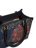 "Sanó en silencio, floreció con fuerza" ver.2 Small Leather Handbag - detail | Paleta Bags