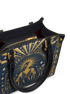 "Eres la mujer que alguna vez soñaste ser" ver.7 Small Leather Handbag - detail | Paleta Bags