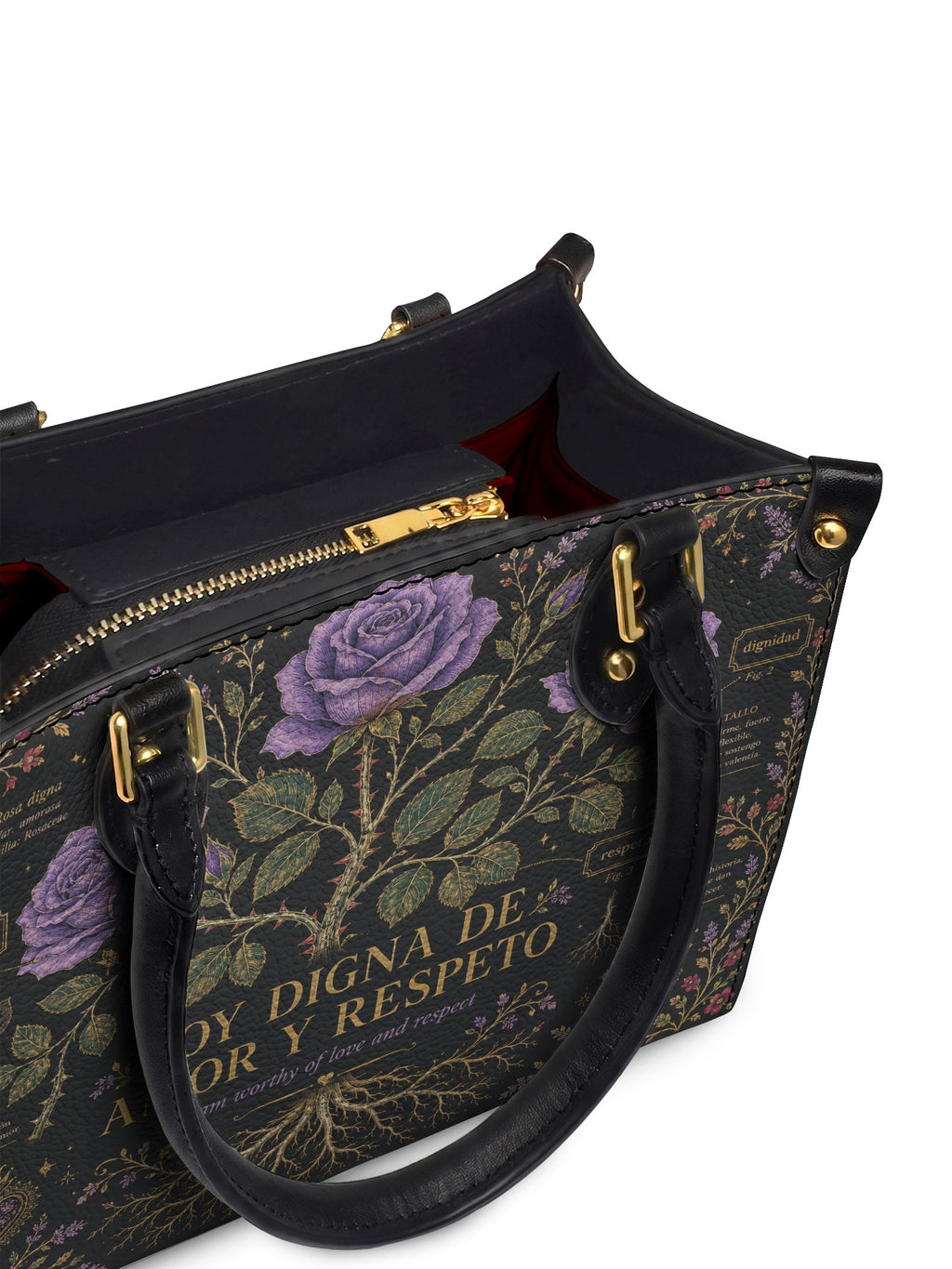"Otomi Wild Embroidery" ver.4 Small Leather Handbag - detail | Paleta Bags