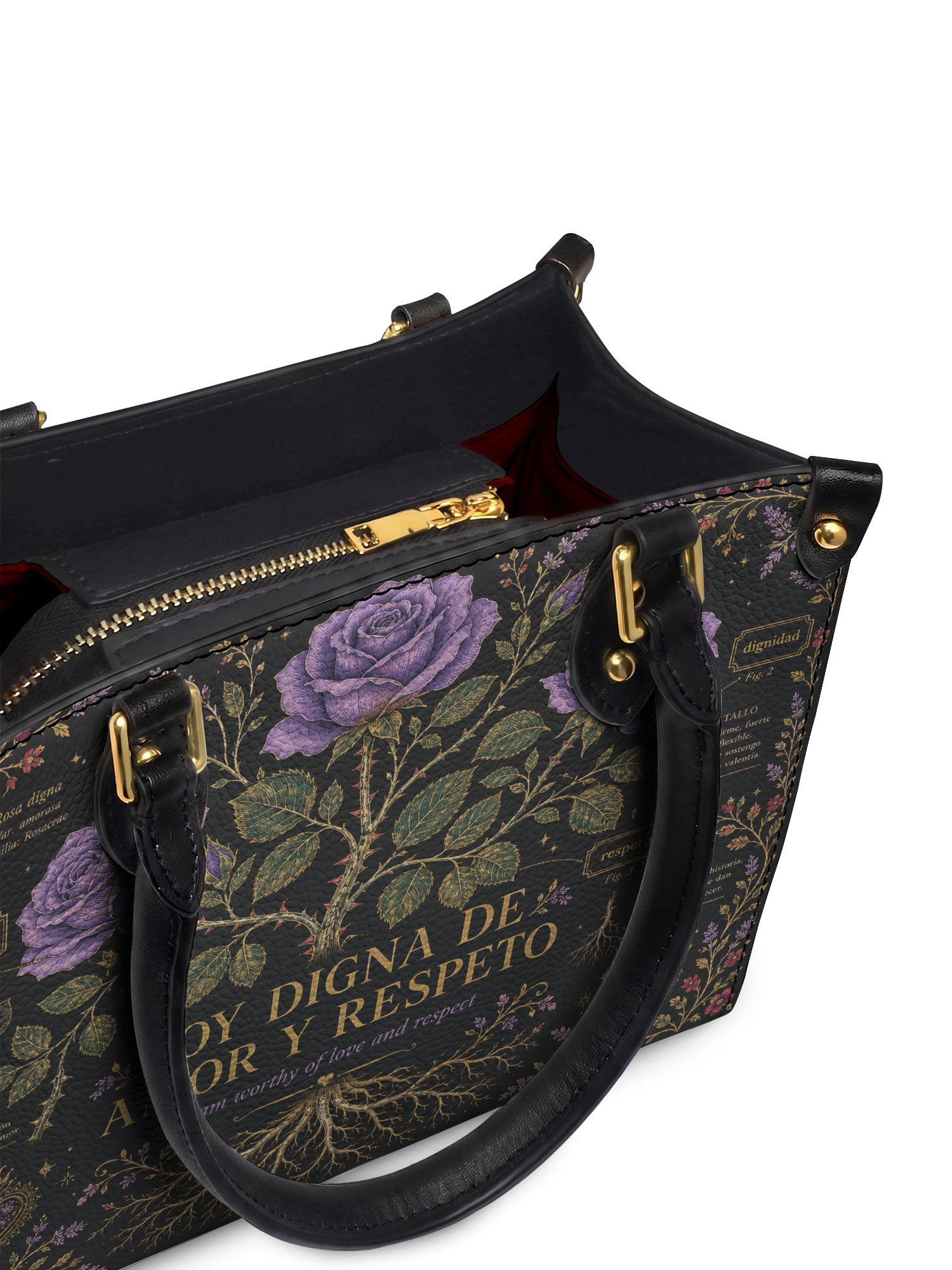 "Otomi Wild Embroidery" ver.4 Small Leather Handbag - detail | Paleta Bags