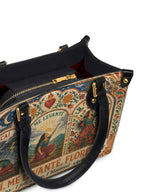 "Caí, me levanté, florecí" ver.1 Small Leather Handbag - detail | Paleta Bags