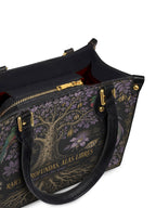 "Raíces profundas, alas libres" ver.2 Small Leather Handbag - detail | Paleta Bags
