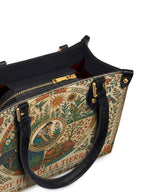 "Soy hija de la tierra" ver.1 Small Leather Handbag - detail | Paleta Bags