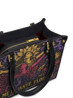 "Caí, me levanté, florecí" ver.4 Small Leather Handbag - detail | Paleta Bags