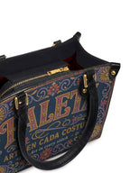 "La Paleta — Arte en cada costura" ver.3 Small Leather Handbag - detail