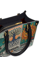 "Feroz. Arraigada. Radiante" ver.3 Small Leather Handbag - detail | Paleta Bags