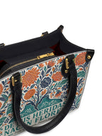 "De mis heridas nacen flores" ver.1 Small Leather Handbag - detail | Paleta Bags