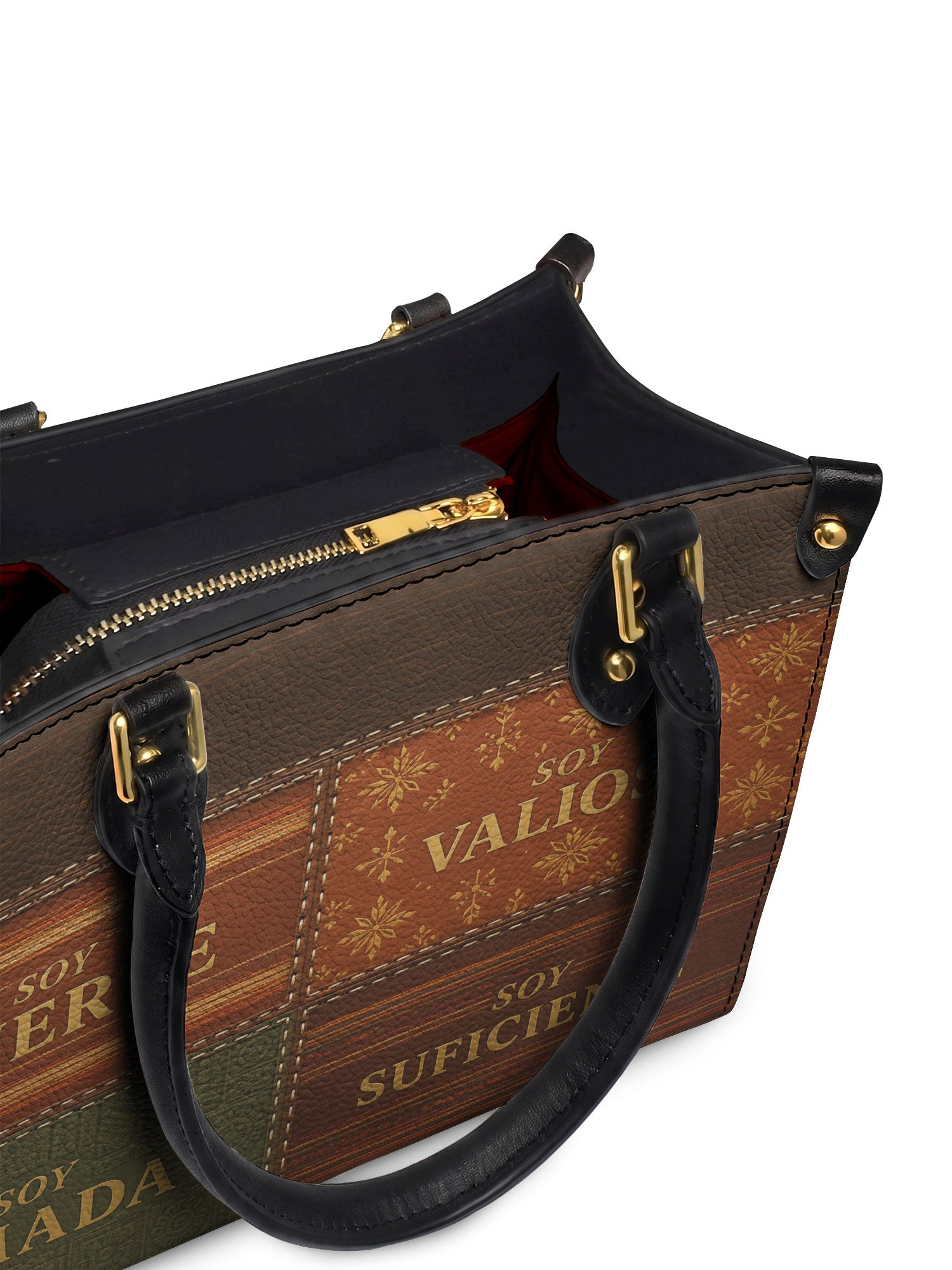 "LAS CUATRO VERDADES" ver.3 Small Leather Handbag - detail | Paleta Bags