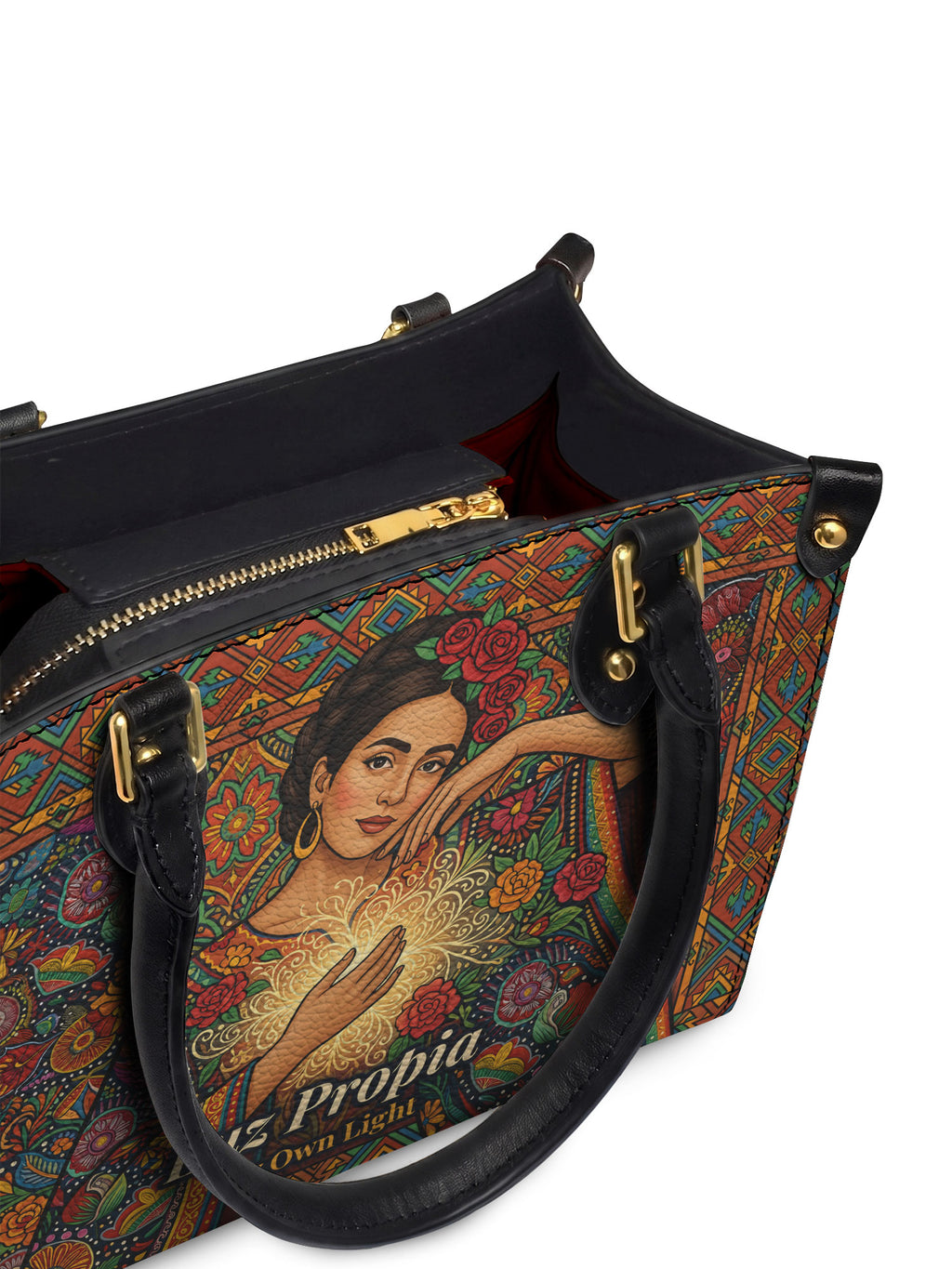 "Luz Propia" ver.3 Small Leather Handbag - detail | Paleta Bags