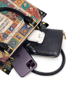 "Cada bolsa, una historia" ver.1 Small Leather Handbag - interior