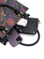 "Caí, me levanté, florecí" ver.5 Small Leather Handbag - interior | Paleta Bags