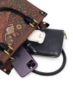 "Nacida de la tierra, hecha para el mundo" ver.5 Small Leather Handbag - interior | Paleta Bags