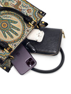 "Hecha a mano, hecha con amor" ver.3 Small Leather Handbag - interior