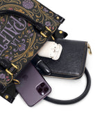 "La Paleta — Arte en cada costura" ver.1 Small Leather Handbag - interior