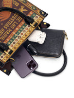 "De las manos de nuestras abuelas a las nuestras" ver.3 Small Leather Handbag - interior | Paleta Bags