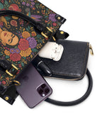 "Me merezco todo lo bueno" ver.1 Small Leather Handbag - interior | Paleta Bags