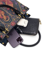 "Me cuido, me amo, me honro" ver.3 Small Leather Handbag - interior | Paleta Bags