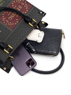 "BILINGÜE" ver.2 Small Leather Handbag - interior | Paleta Bags