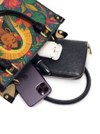 "Nací para brillar" ver.4 Small Leather Handbag - interior | Paleta Bags