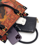 "Primero me pertenezco a mí" ver.2 Small Leather Handbag - interior | Paleta Bags