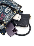 "Sanó en silencio, floreció con fuerza" ver.1 Small Leather Handbag - interior | Paleta Bags