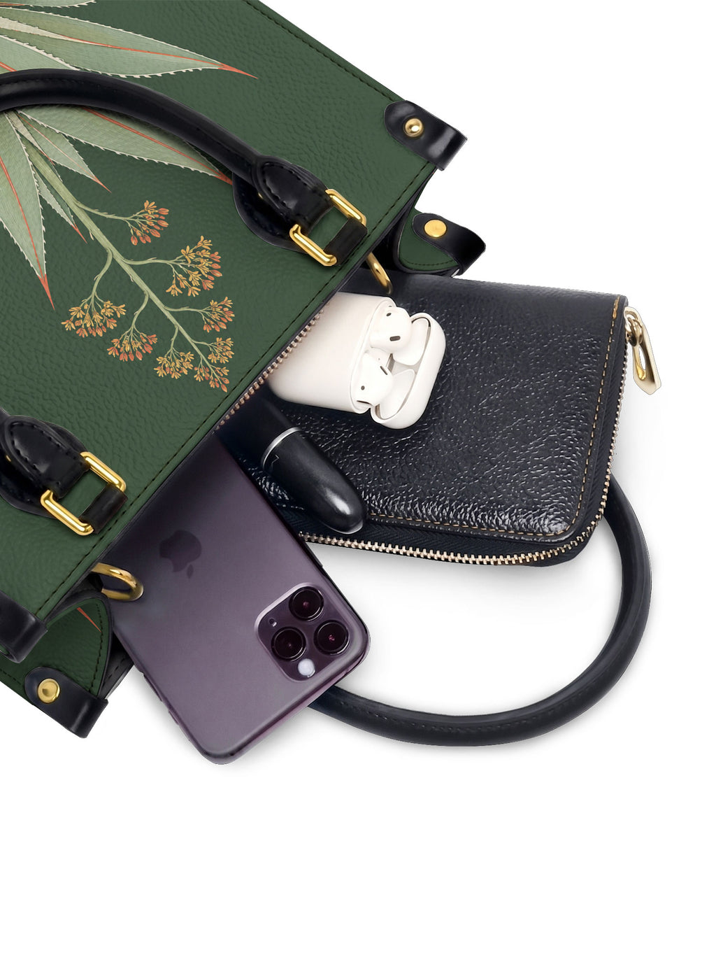 "MAGUEY" Small Leather Handbag - interior | Paleta Bags