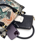 "Soy la dueña de mi destino" ver.2 Small Leather Handbag - interior | Paleta Bags