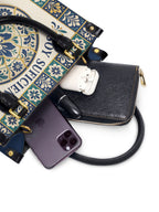 "Soy suficiente, tal y como soy" ver.8 Small Leather Handbag - interior | Paleta Bags