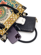"Soy suficiente, tal y como soy" ver.9 Small Leather Handbag - interior | Paleta Bags