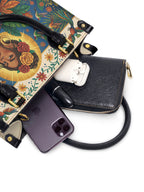 "Poderosa y Libre" ver.3 Small Leather Handbag - interior | Paleta Bags