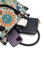 "Nací para brillar" ver.2 Small Leather Handbag - interior | Paleta Bags