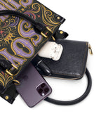 "Soy suficiente, tal y como soy" ver.2 Small Leather Handbag - interior | Paleta Bags
