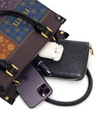 "LAS CUATRO VERDADES" ver.1 Small Leather Handbag - interior | Paleta Bags