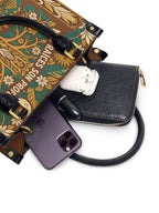"Mis Raíces son Profundas" ver.3 Small Leather Handbag - interior | Paleta Bags