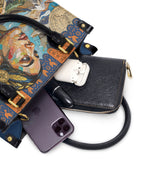 "Vuelo Alto" ver.4 Small Leather Handbag - interior | Paleta Bags