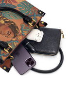 "Vuelo Alto" ver.1 Small Leather Handbag - interior | Paleta Bags