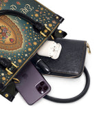 "Eres la mujer que alguna vez soñaste ser" ver.4 Small Leather Handbag - interior | Paleta Bags