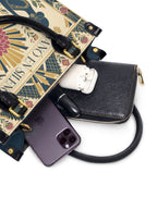 "Sanó en silencio, floreció con fuerza" ver.3 Small Leather Handbag - interior | Paleta Bags