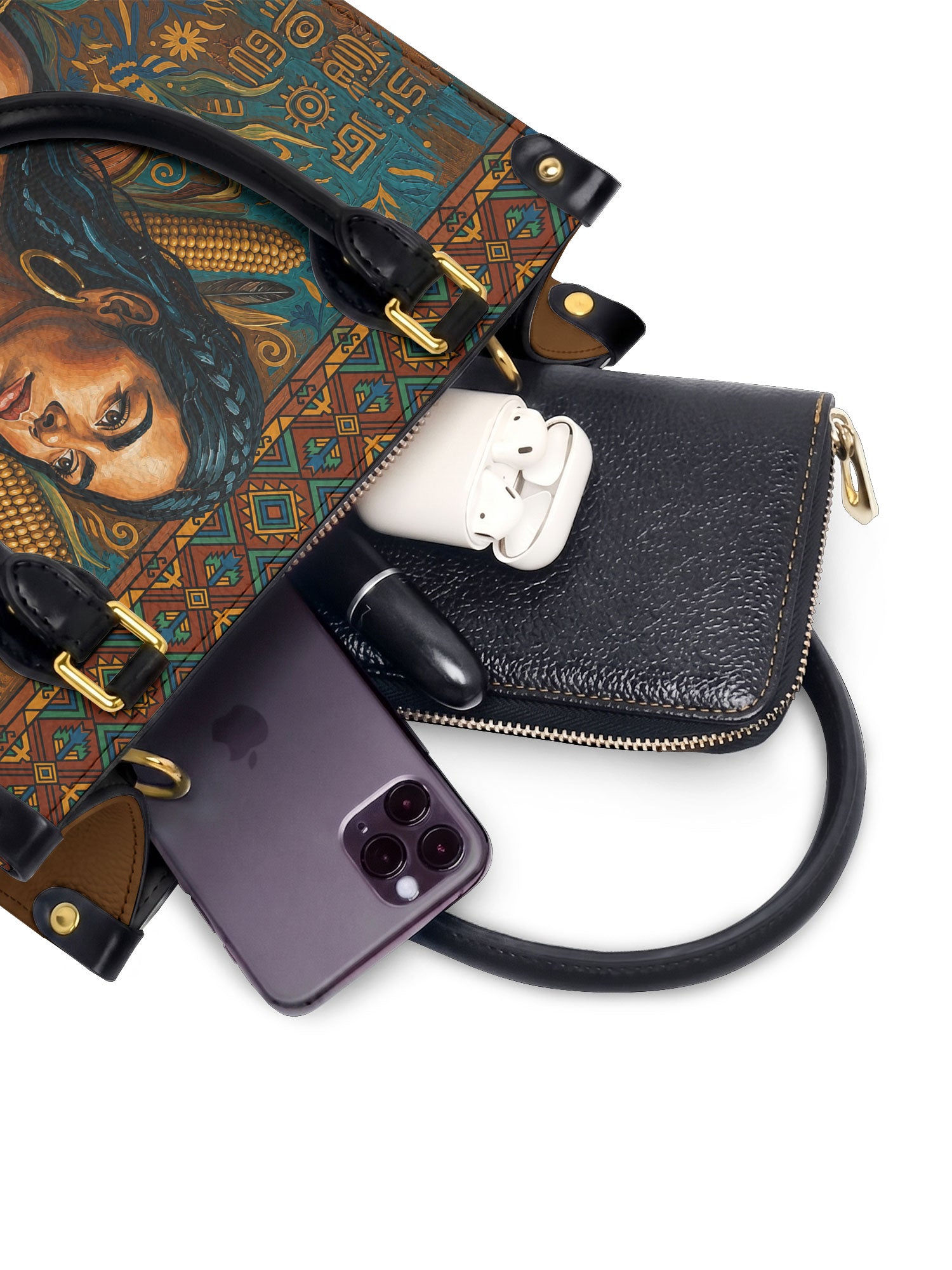 "Luz Propia" ver.4 Small Leather Handbag - interior | Paleta Bags