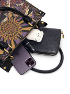 "Nací para brillar" ver.1 Small Leather Handbag - interior | Paleta Bags