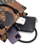 "Mi Raíz es Oro" ver.4 Small Leather Handbag - interior | Paleta Bags