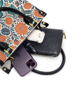 "De mis heridas nacen flores" ver.1 Small Leather Handbag - interior | Paleta Bags