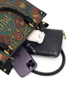 "La Paleta — Arte en cada costura" ver.5 Small Leather Handbag - interior | Paleta Bags