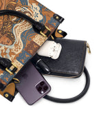 "Vuelo Alto" ver.3 Small Leather Handbag - interior | Paleta Bags