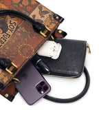 "Soy Fuerte" ver.1 Small Leather Handbag - interior | Paleta Bags