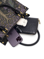 "Raíces profundas, alas libres" ver.2 Small Leather Handbag - interior | Paleta Bags