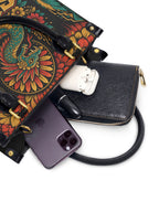 "Suelto lo que ya no me sirve" ver.2 Small Leather Handbag - interior | Paleta Bags