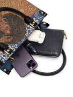 "Mi Raíz es Oro" ver.1 Small Leather Handbag - interior | Paleta Bags