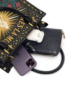 "Eres la mujer que alguna vez soñaste ser" ver.9 Small Leather Handbag - interior | Paleta Bags